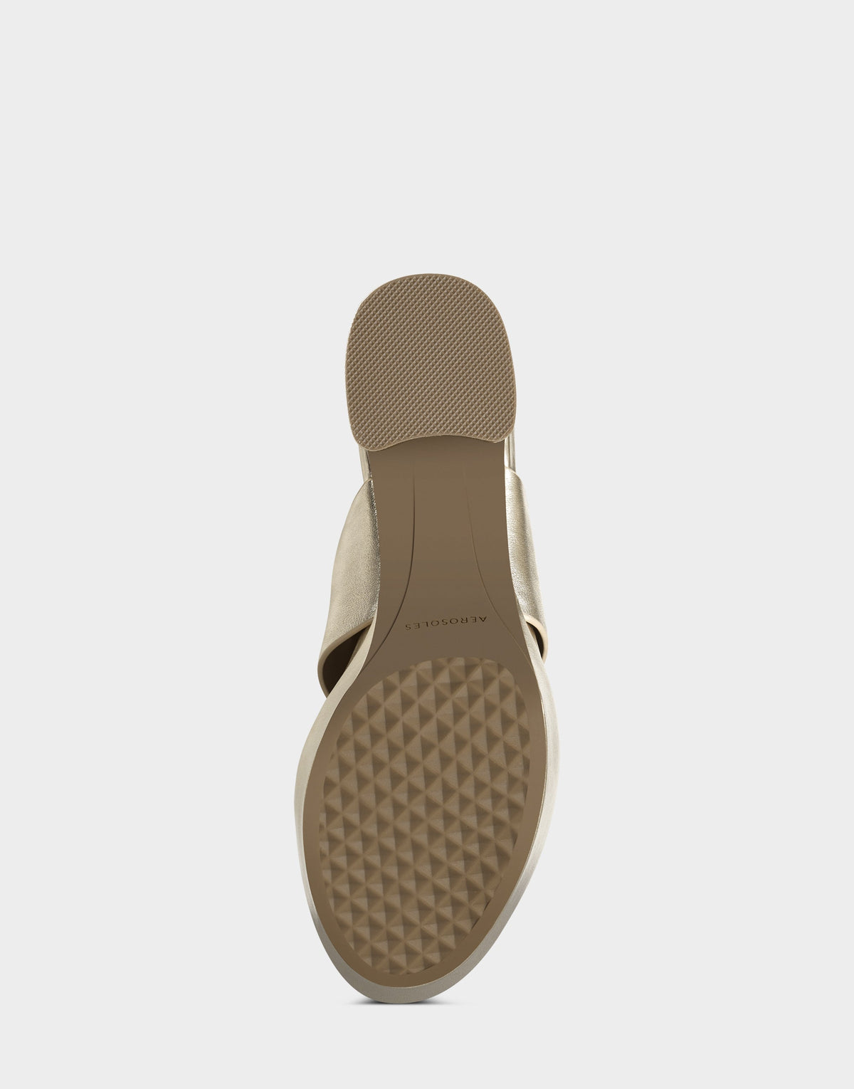 Comfortable Women's Platform Sandal in Gold Metallic Leather | Aerosoles Shoes