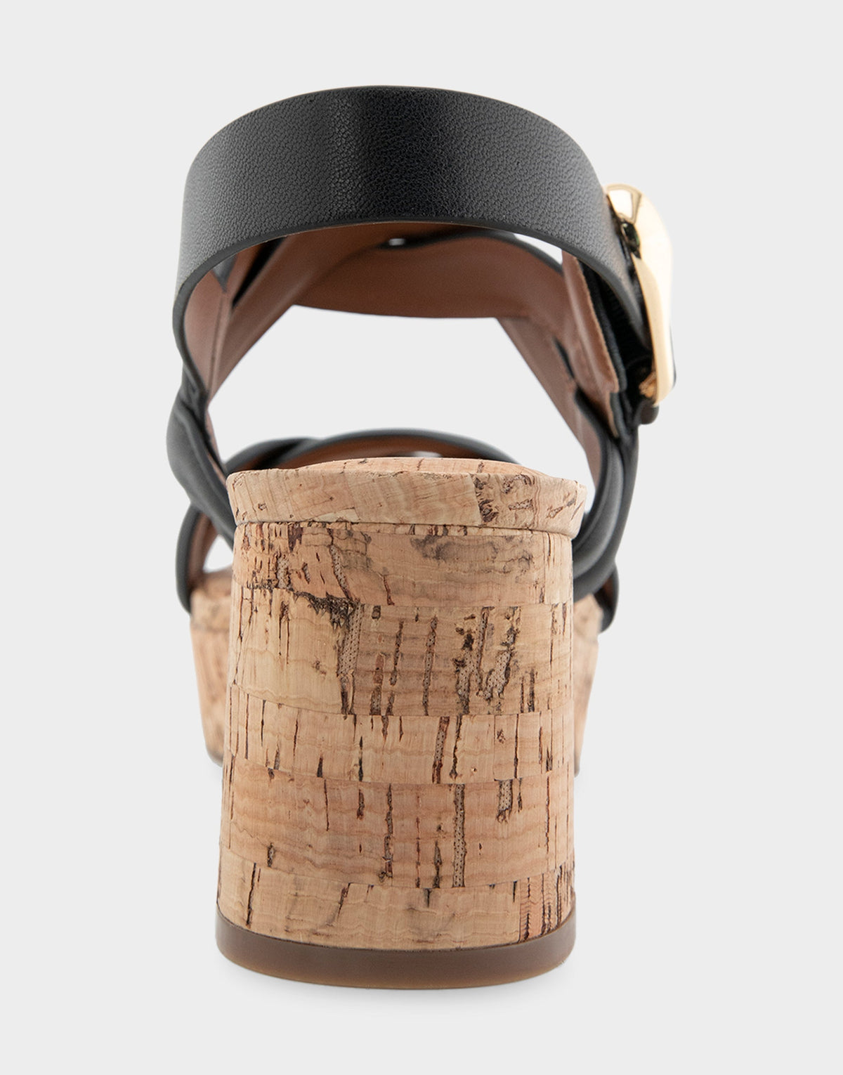 Comfortable Women's Platform Sandals in Black Leather/raffia | Aerosoles Shoes