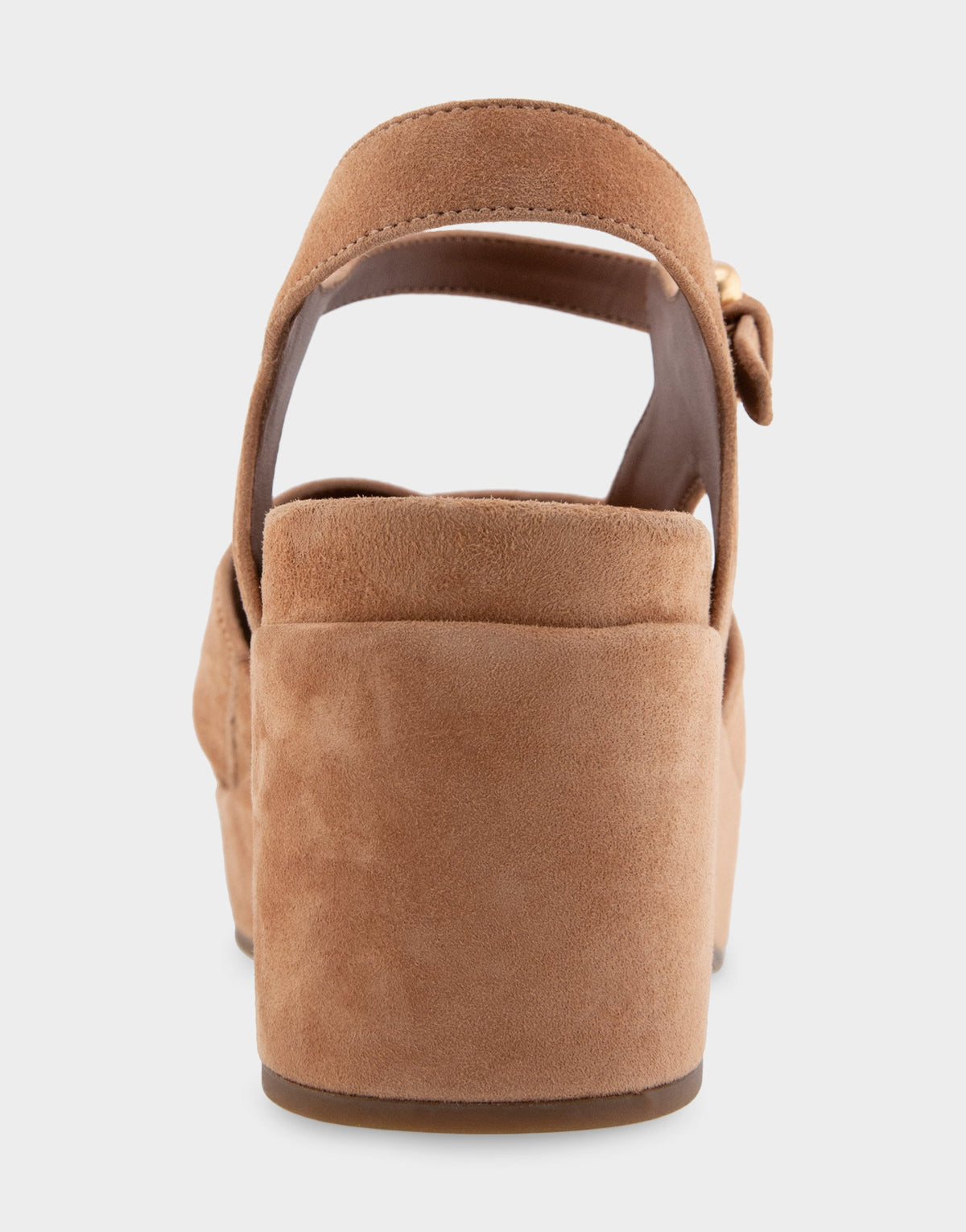 Comfortable Women's Platform Sandals in Tan Suede | Aerosoles Shoes
