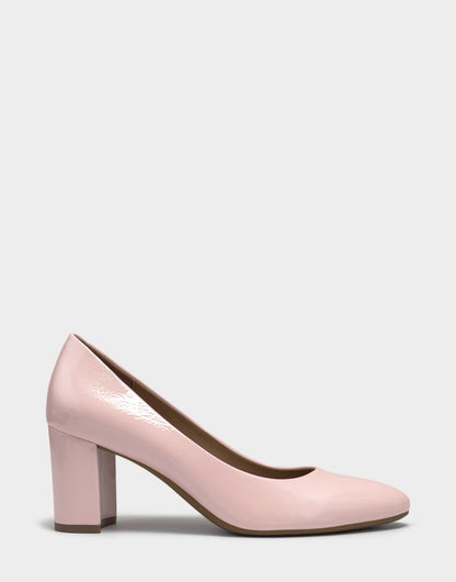 Women's Dress Pump in Pale Pink Faux Crinkle Patent | Aerosoles Shoes|New