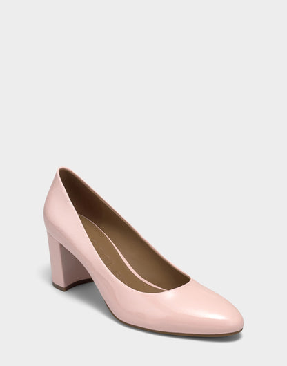 Women's Dress Pump in Pale Pink Faux Crinkle Patent | Aerosoles Shoes|New