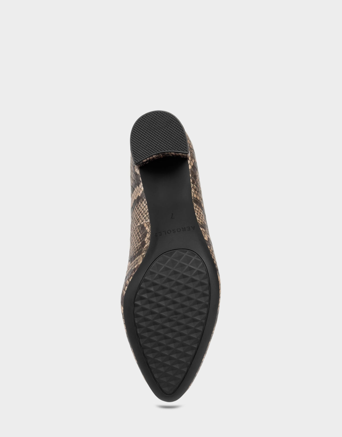Women's Dress Pump in Champagne Metallic Snake | Aerosoles Shoes|New