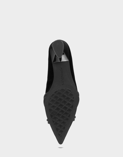 Women's Pump in Black Velvet | Aerosoles Shoes
