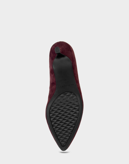 Women's Kitten Heel Pump in Fig Suede | Aerosoles Shoes