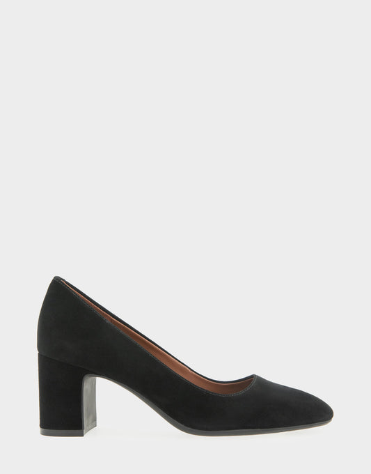 Women's Pump in Black Suede | Aerosoles Shoes