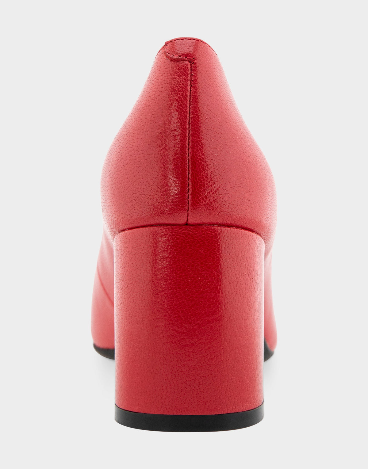 Minetta Racing Red Leather Mid-Heel Pump | Aerosoles Shoes