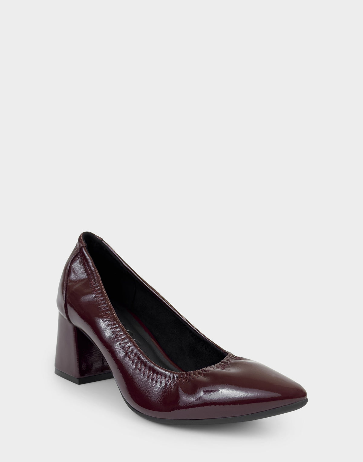 Women's Pump in Merlot Stretch Crinkle Patent | Aerosoles Shoes