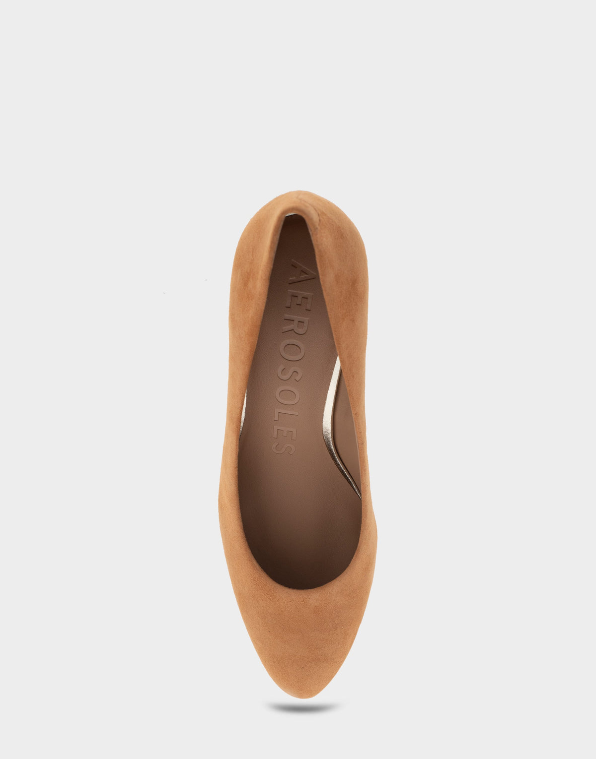 Betsy Tan Genuine Suede Mid Heel Pump | Aerosoles Shoes