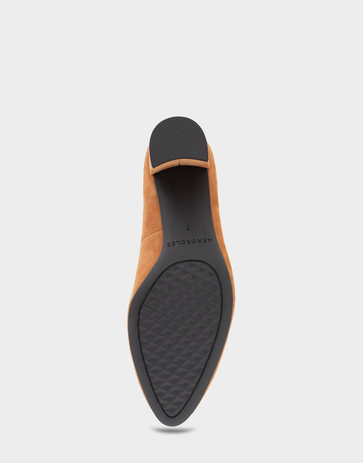 Betsy Tan Genuine Suede Mid Heel Pump | Aerosoles Shoes