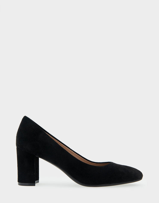 Betsy Black Genuine Suede | Aerosoles Shoes