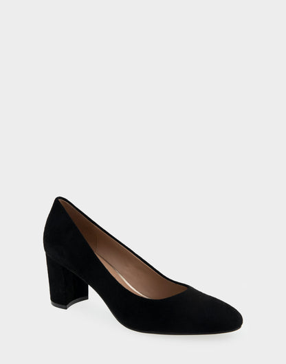 Betsy Black Genuine Suede | Aerosoles Shoes