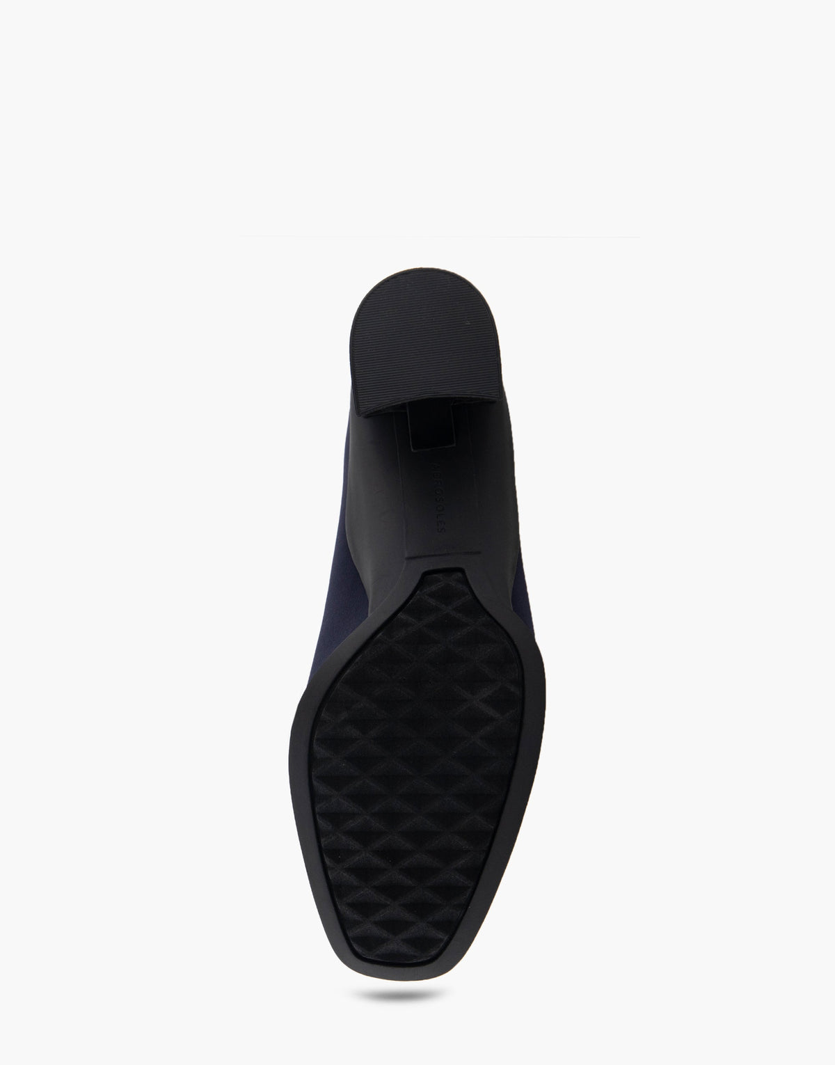 Casta Navy Stretch Gabardine Fabric Mid Heel Pump | Aerosoles Shoes