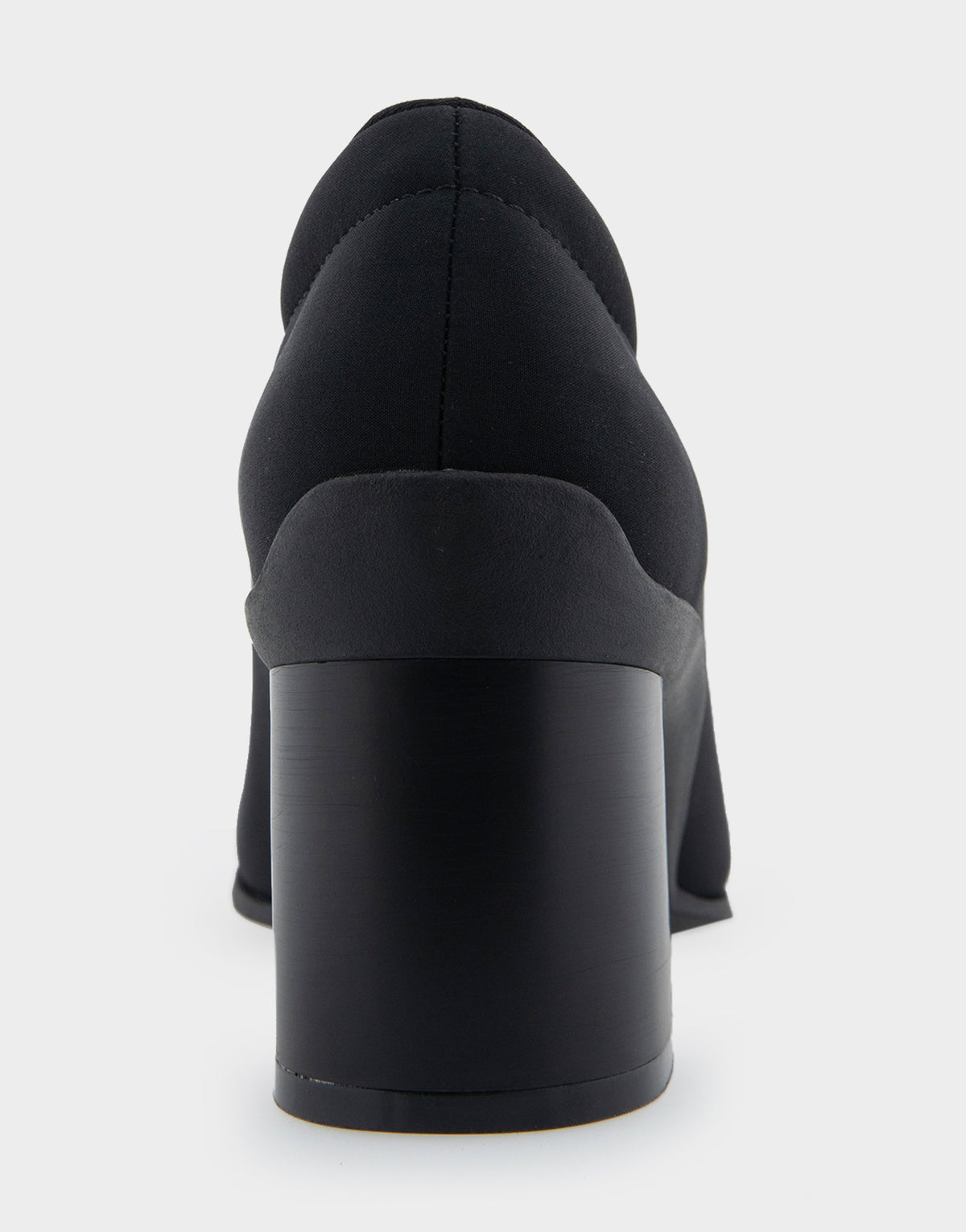 Casta Black Stretch Gabardine Fabric Mid Heel Pump | Aerosoles Shoes