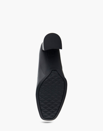 Casta Black Patent Faux Leather Mid Heel Pump | Aerosoles Shoes