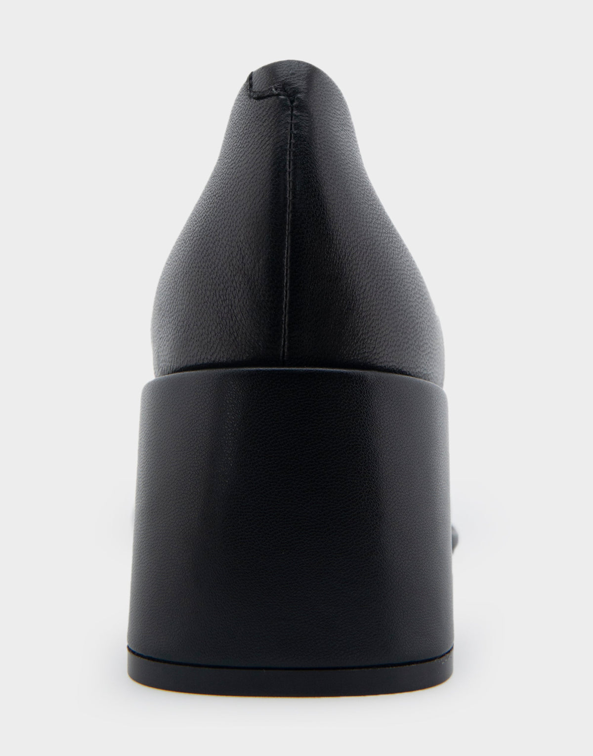 Alae Black Genuine Leather Mid Heel Pump | Aerosoles Shoes