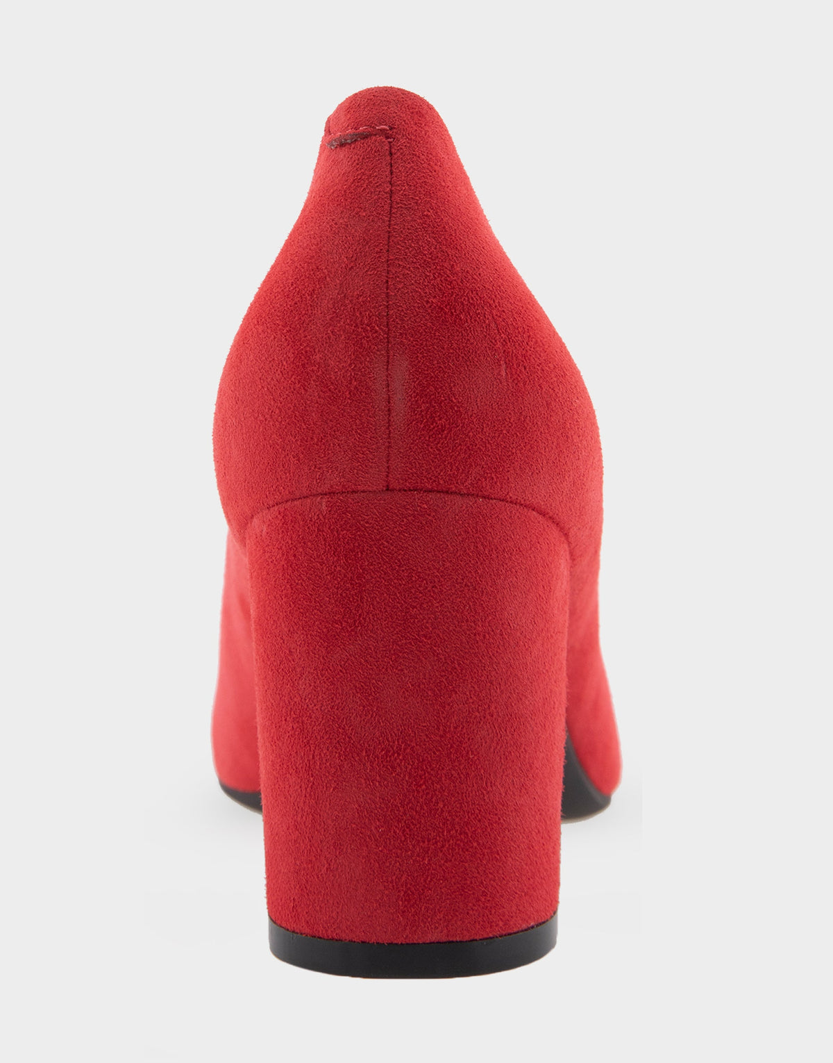 Betsy Red Genuine Suede Mid Heel Pump | Aerosoles Shoes