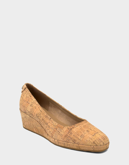 Women's Dress Wedge in Natural Cork | Aerosoles New|Shoes
