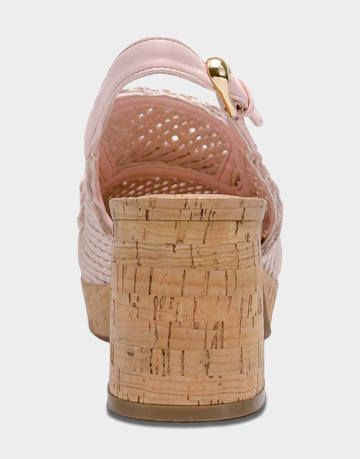 Santina Platform Slingback Loafer In Pale Pink Embroidered Raffia | Aerosoles New|Shoes