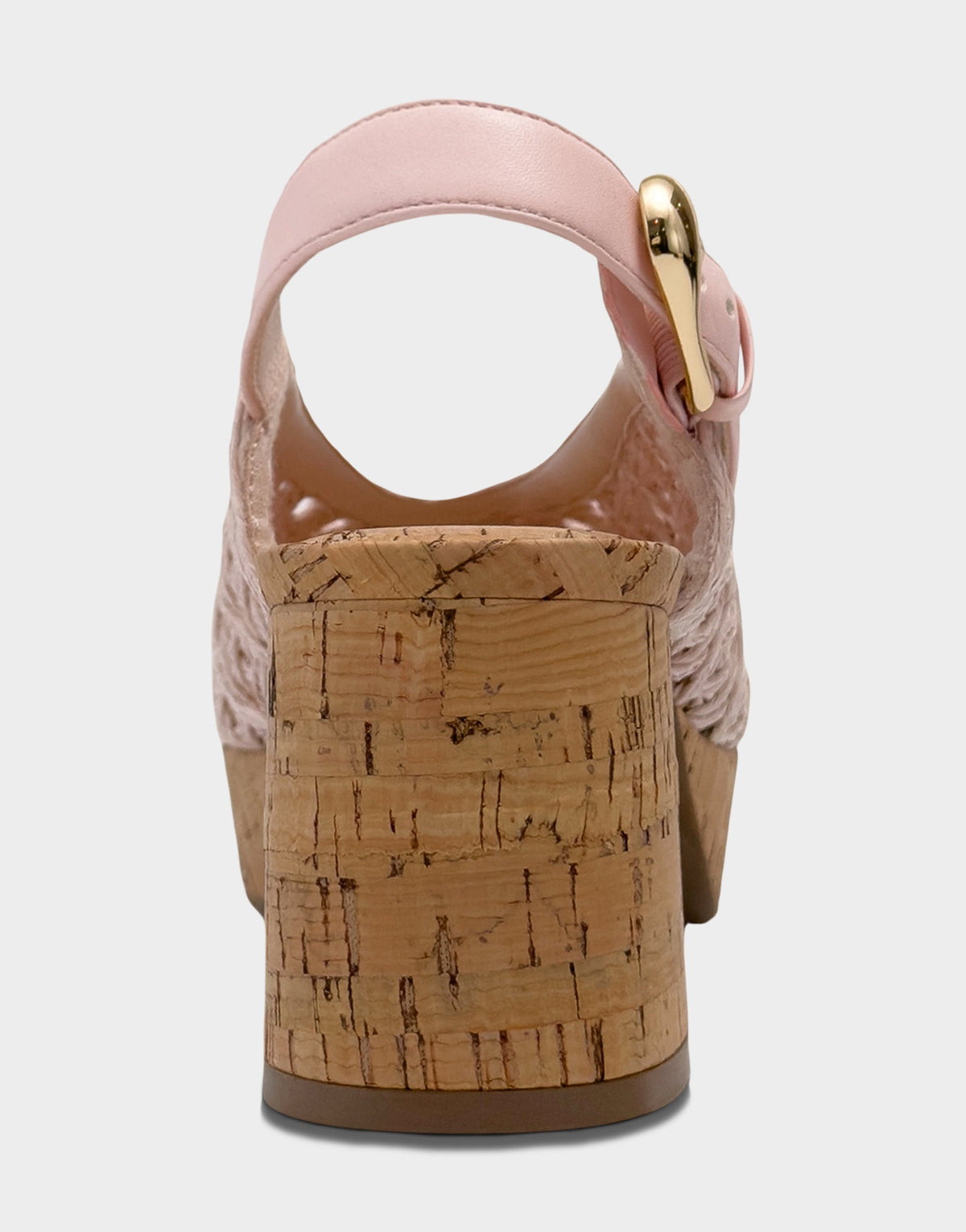 Women's Platform Sandal In Pale Pink Embroidered Raffia | Aerosoles New|Shoes