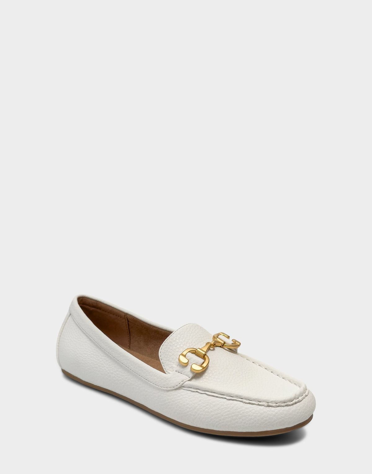 Women's Casual Loafer in White Faux Pebbled | Aerosoles New|Shoes