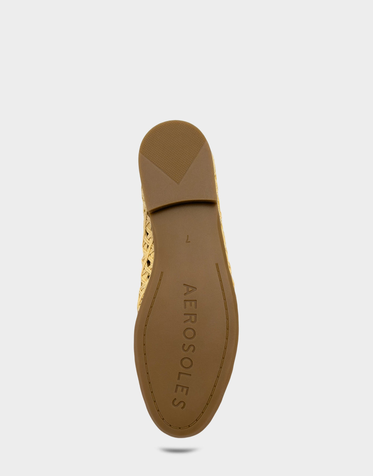 Women's Dress Flat in Natural Faux Raffia | Aerosoles New|Shoes