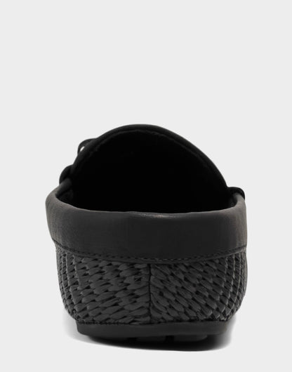 Women's Mule in Black Basket Raffia | Aerosoles New|Shoes