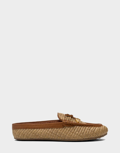 Women's Mule in Tan Basket Raffia | Aerosoles New