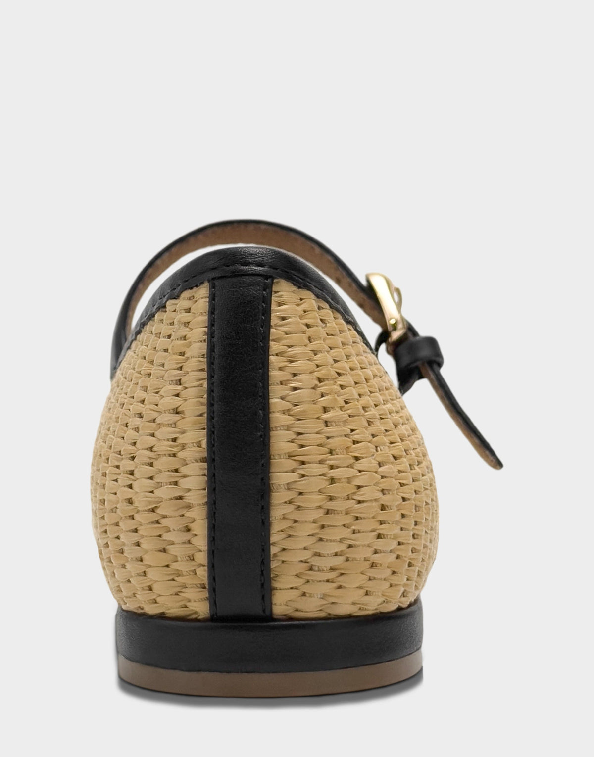 Women's Casual Flat in Natural/Black Basket Raffia | Aerosoles New