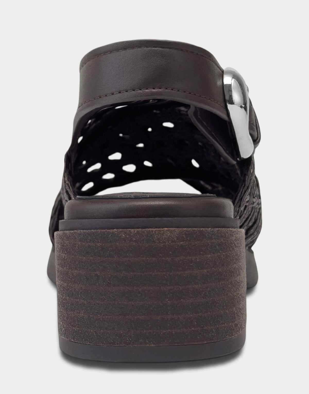 Demi Sandal In Dark Brown Crochet Raffia | Aerosoles New