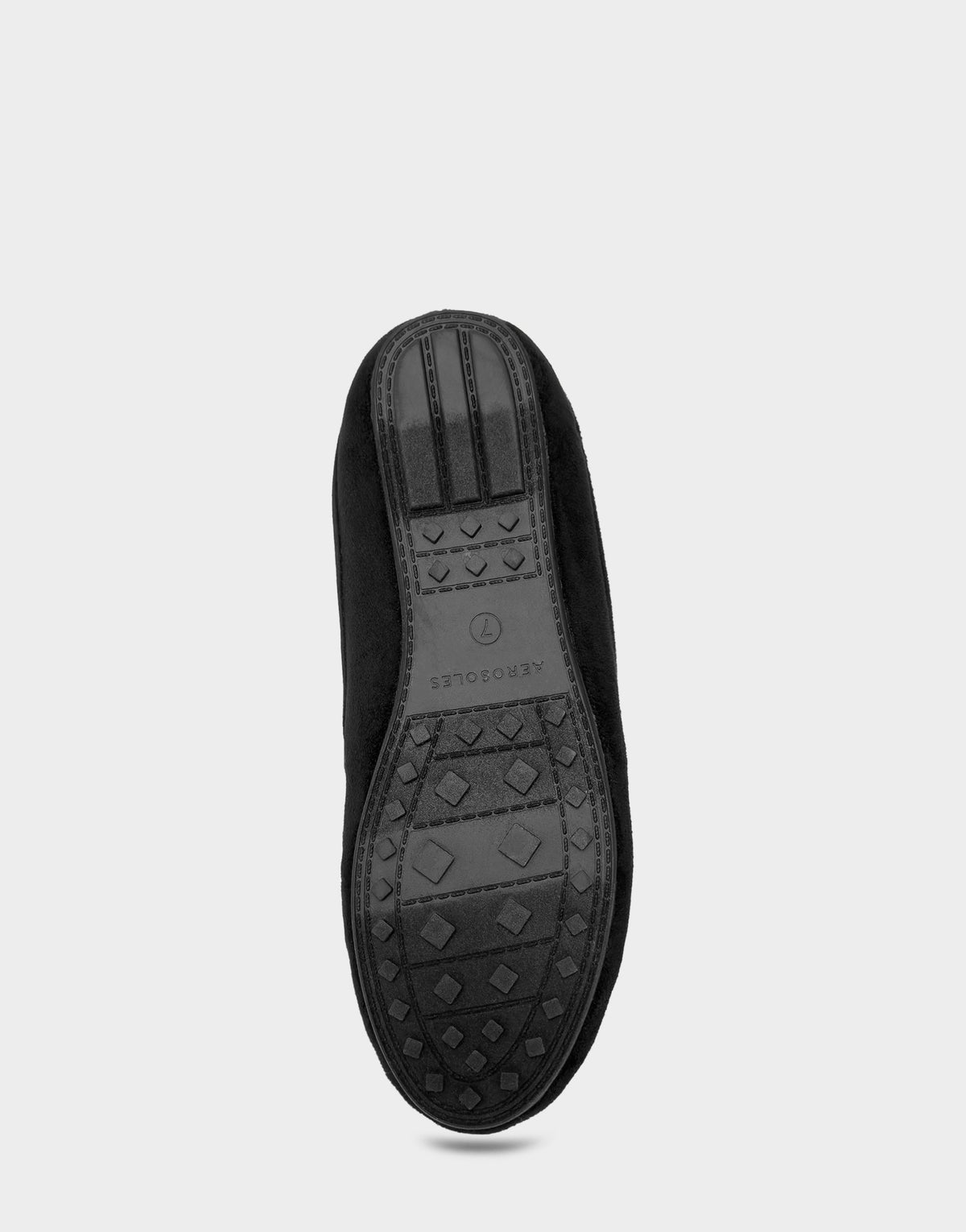 Women's Loafer Mule in Black Faux Suede/Shearling | Aerosoles Shoes