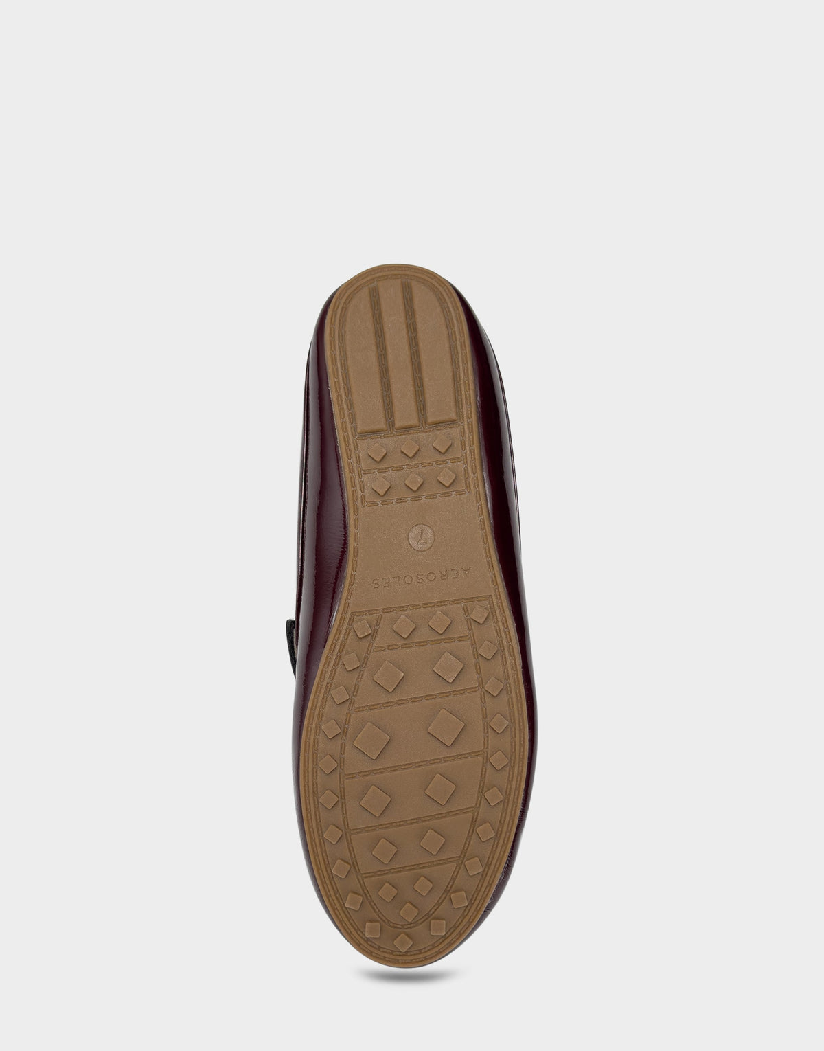 Women's Loafer Mule in Merlot Crinkle Patent/Shearling | Aerosoles Shoes