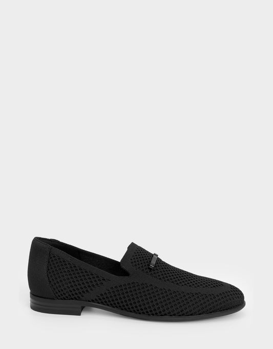 Women's Loafer in Black Knit | Aerosoles Shoes
