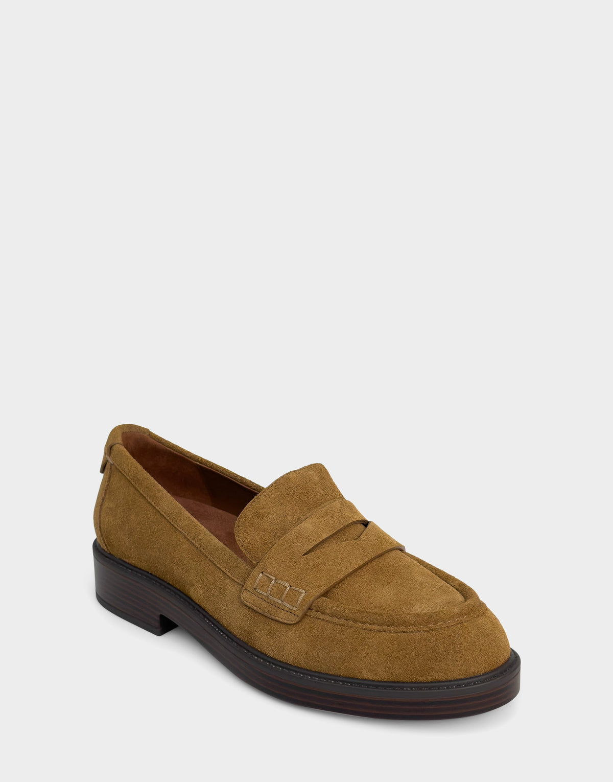 Women's Tailored Loafer in Tobacco Suede | Aerosoles Shoes