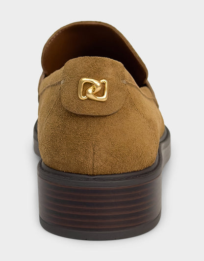 Women's Tailored Loafer in Tobacco Suede | Aerosoles Shoes