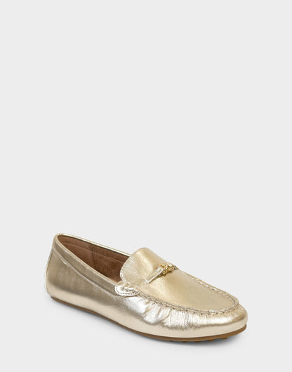 Women's Driver in Soft Gold Faux Leather | Aerosoles Shoes