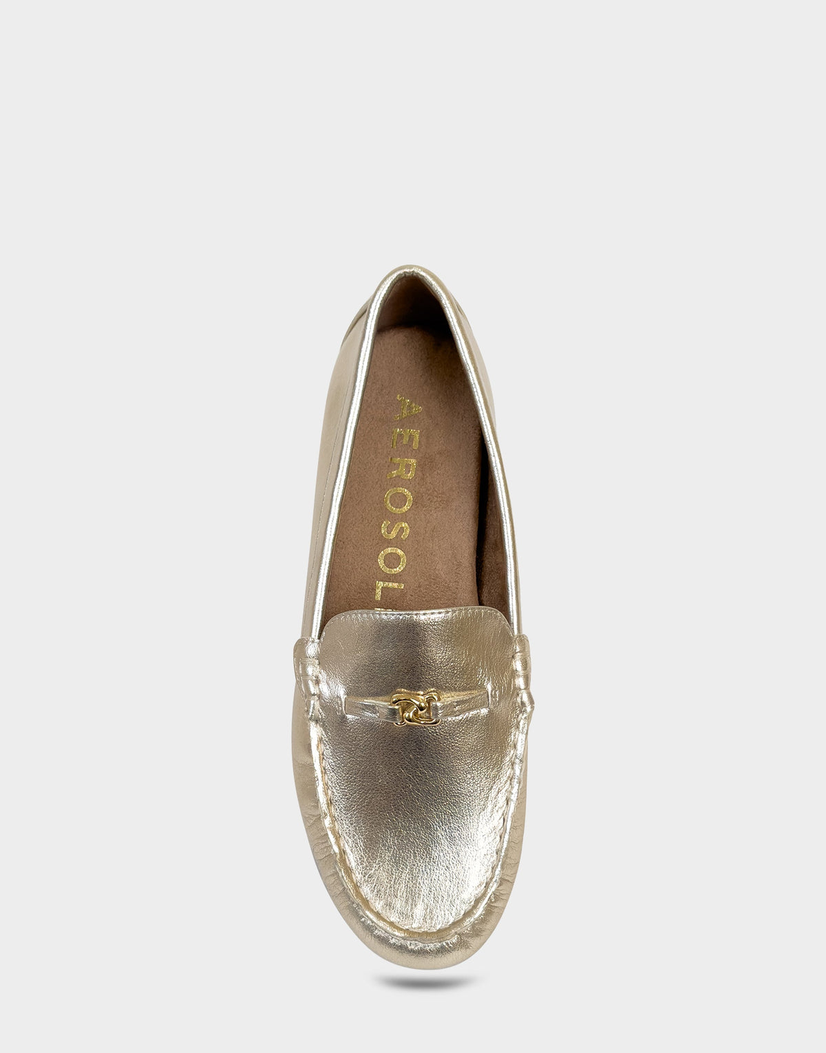Women's Driver in Soft Gold Faux Leather | Aerosoles Shoes