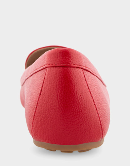 Denver Racing Red Faux Leather Ornamented Loafer | Aerosoles Shoes