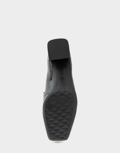 Women's Heeled Loafer in Black Patent | Aerosoles Shoes
