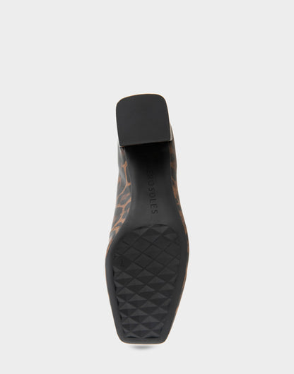 Women's Heeled Loafer in Leopard Print Faux Leather | Aerosoles Shoes