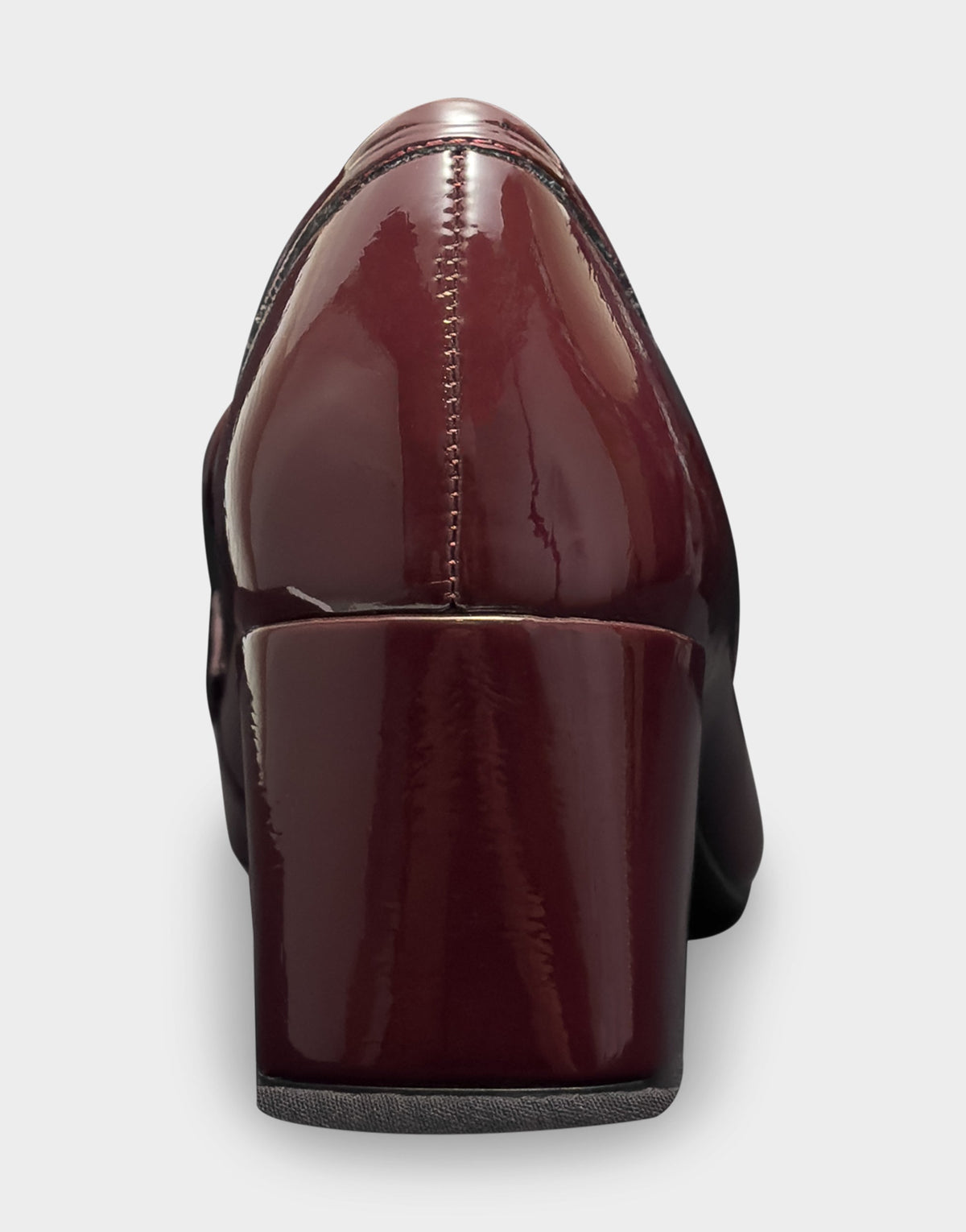 Women's Heeled Loafer in Merlot Crinkle Patent | Aerosoles Shoes