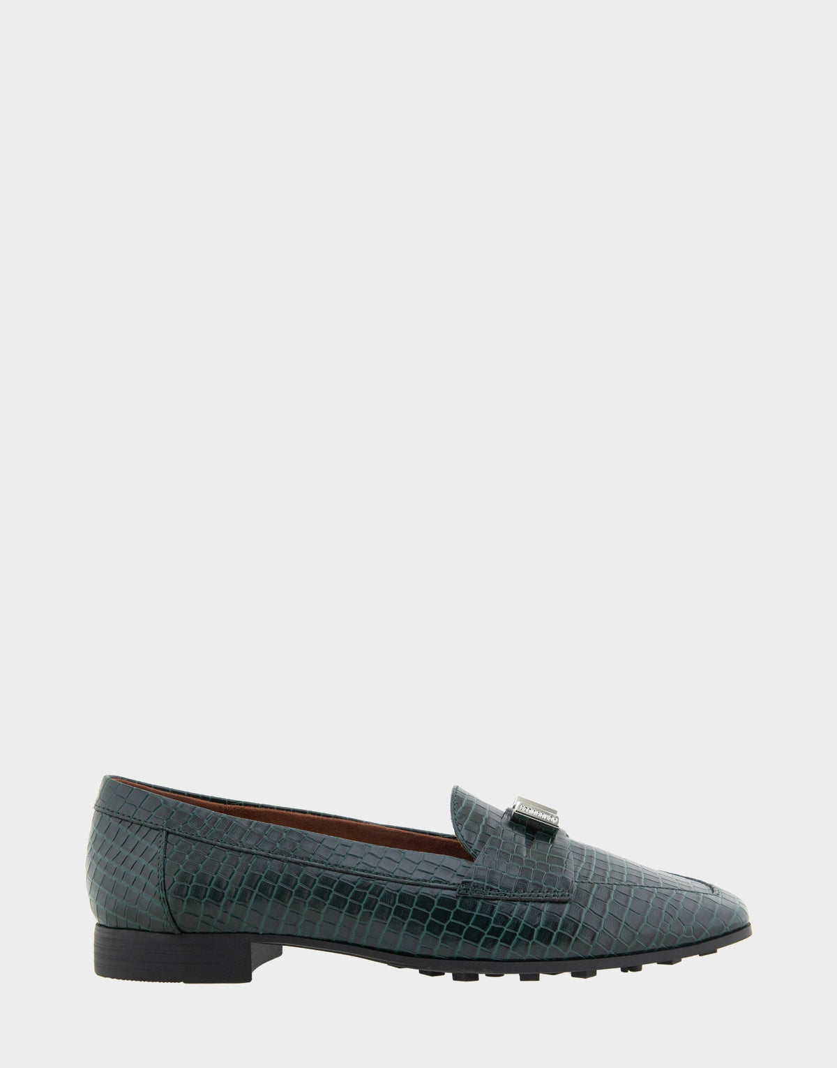 Women's Tailored Loafer in Pine Embossed Croco | Aerosoles Shoes