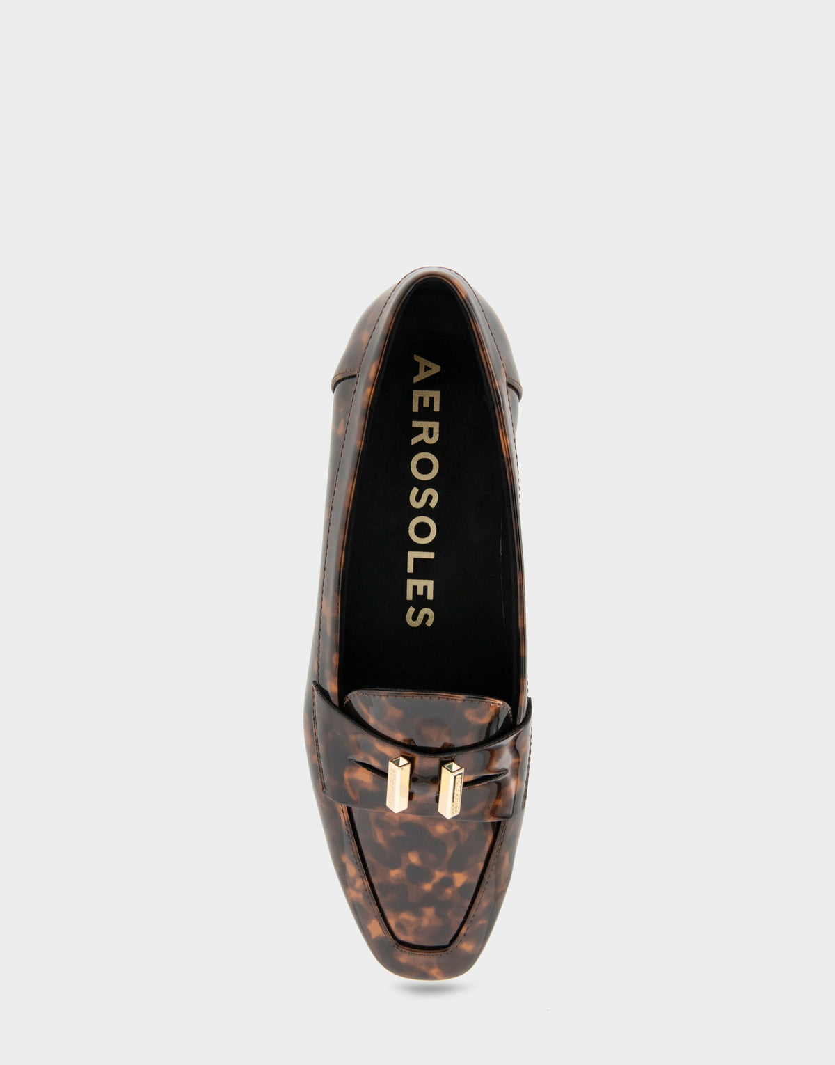 Women's Tailored Loafer in Tortoise Patent | Aerosoles Shoes