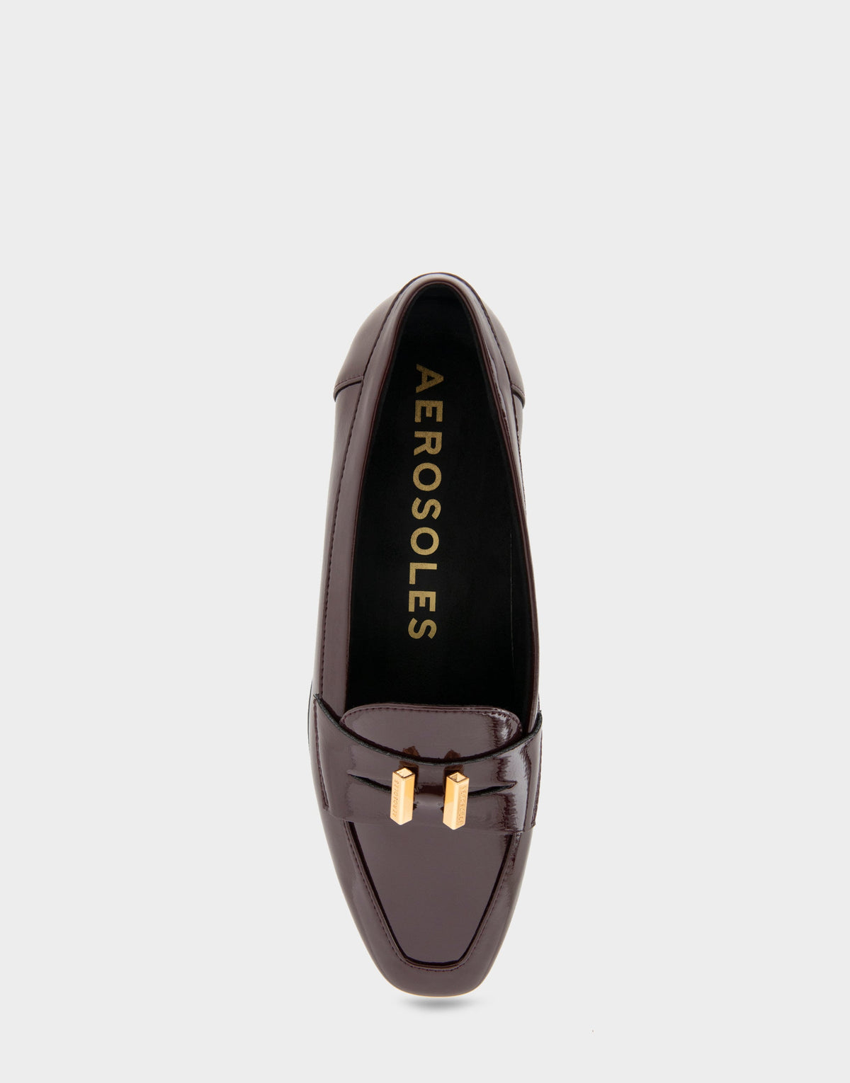 Women's Tailored Loafer in Merlot Crinkle Patent | Aerosoles Shoes