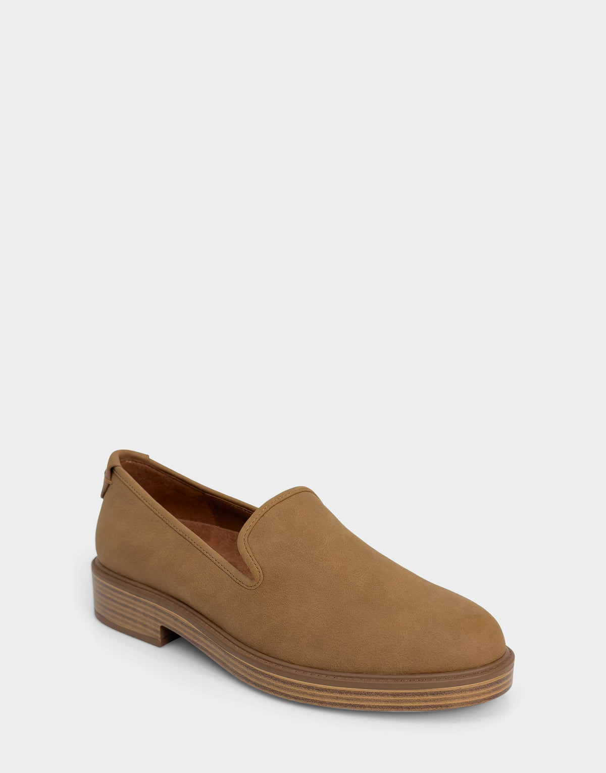 Women's Tailored Loafer in Tan Faux Nubuck | Aerosoles Shoes