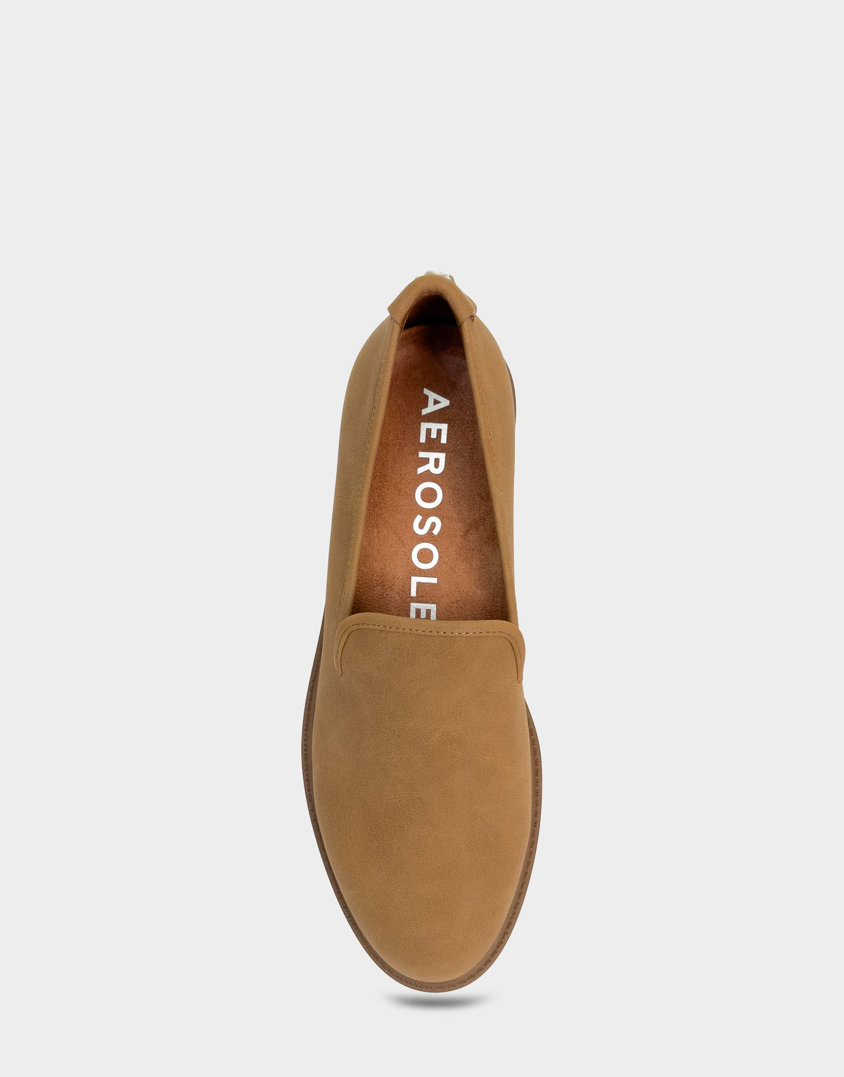 Women's Tailored Loafer in Tan Faux Nubuck | Aerosoles Shoes