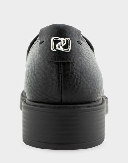 Women's Tailored Loafer in Black Faux Leather | Aerosoles Shoes