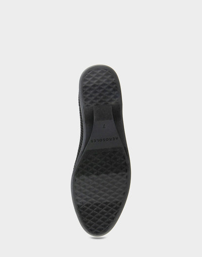 Women's Loafer in Black Knit | Aerosoles Shoes