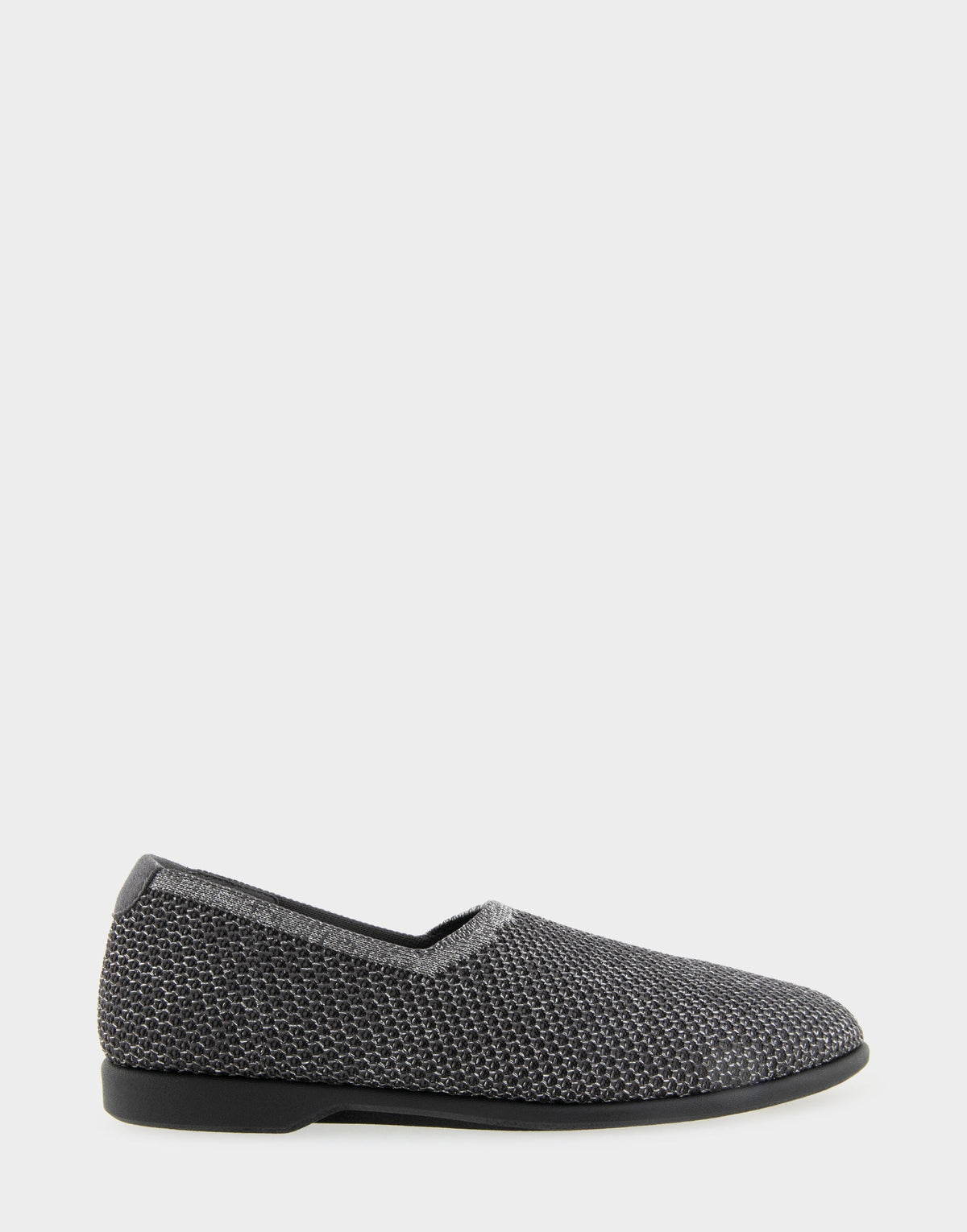 Women's Loafer in Gunmetal Metallic Knit | Aerosoles Shoes