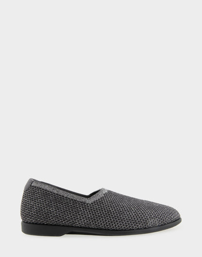 Women's Loafer in Gunmetal Metallic Knit | Aerosoles Shoes