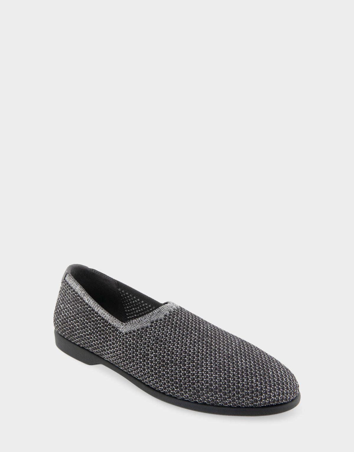 Women's Loafer in Gunmetal Metallic Knit | Aerosoles Shoes